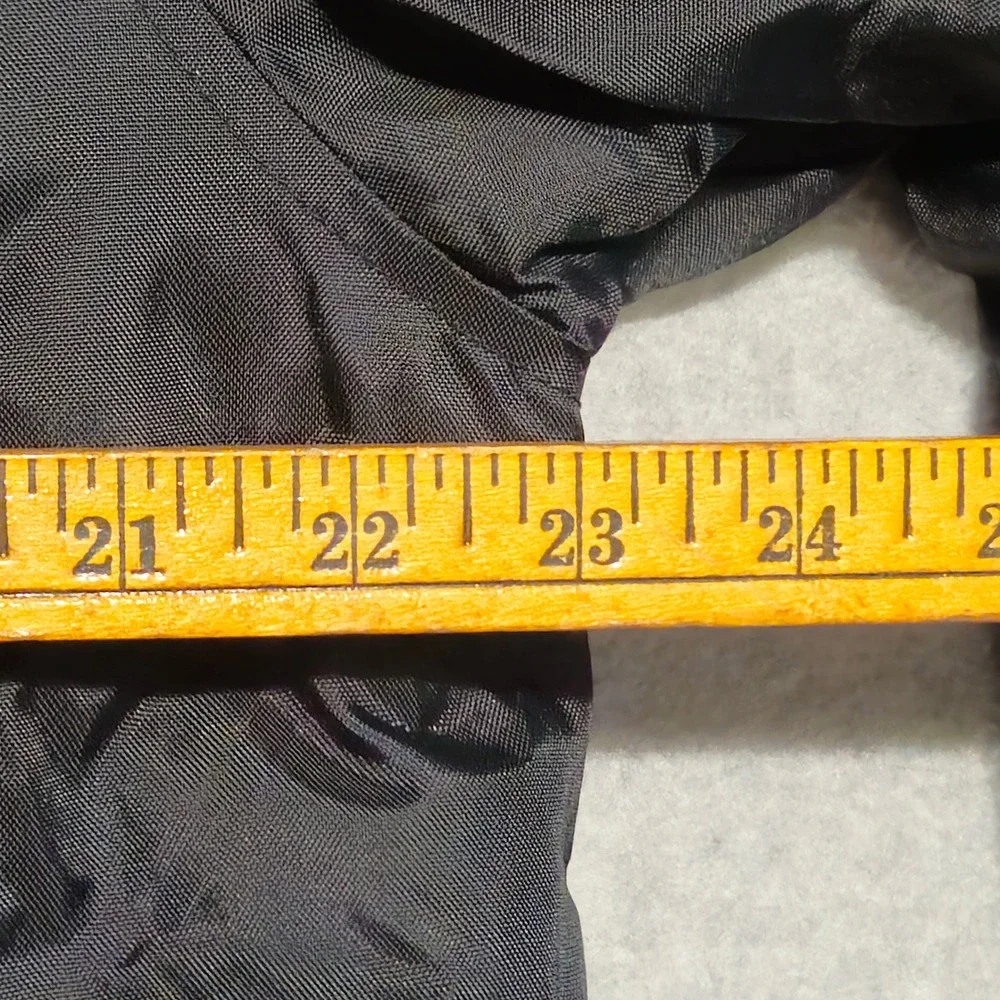Vintage No Fear Y2K Flame Embroidered Full-Zip Skater Windbreaker Jacket Small